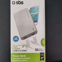 Powerbank sbs 10400mA con Intelligent Charge