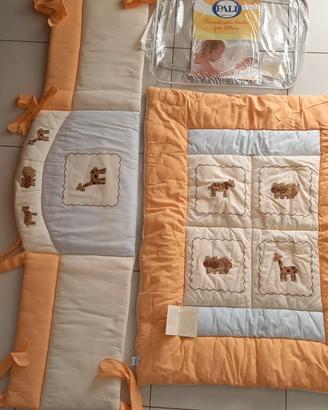 Coordinato Tessile Pali per Lettino Neonato