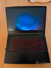 MSI GF63 Thin - i7|512G|64GB RAM Corsair (Rarità)