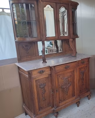 Credenza Classica francese rovere anni '20 Legno