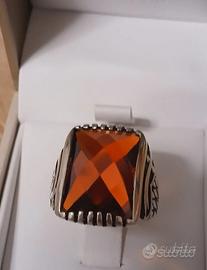 Anello uomo argento 925ottamano