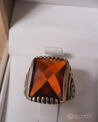 Anello uomo argento 925ottamano