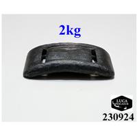 Piombo zavorra sub anatomico curvo 2kg