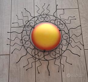 lampada da parete/ applique a forma di sole