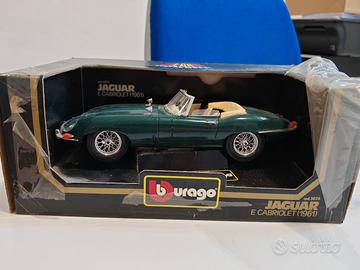 anni 80 Burago Jaguar E cabriolet 1961
