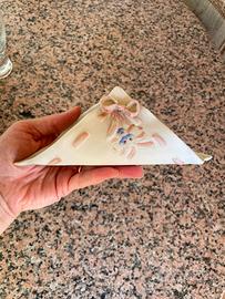 Portatovaglioli Capodimonte ceramica made in Italy