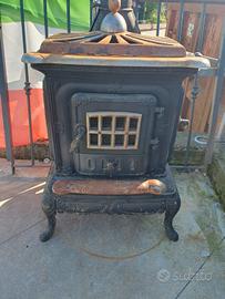 antica stufa a legna