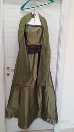 vestito elegante con  stola