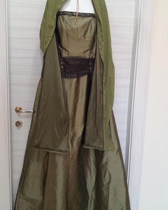 vestito elegante con  stola