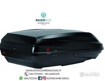 BOX BAULE PORTATUTTO BICUBE 400 NERO OPACO MARCA G