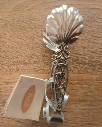 Pinza Sergio Solara argento 925 vintage anni 90