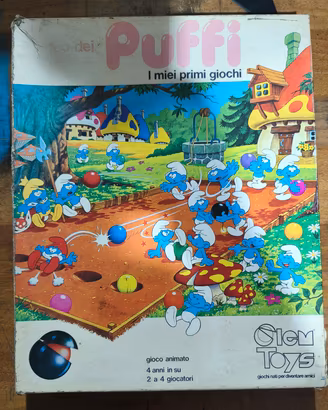 il gioco dei puffi 1982 completo vintage 