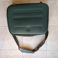 Borsa rigida vintage multiuso verde scuro unisex