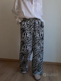 pantaloni di lino e viscosa - stlkatin