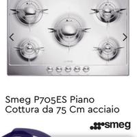 Piano cottura smeg oer Philip Starck in acciaio co