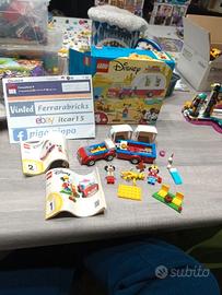 LEGO 10777 Topolino e Minnie auto con roulotte
