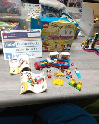 LEGO 10777 Topolino e Minnie auto con roulotte