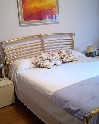 Letto in ottone