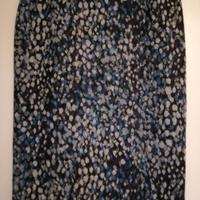 Gonna Missoni con spacco dietro toni del blu