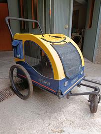 Trasportino cane per bici