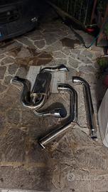 scarico seat leon custom da 3" 76mm