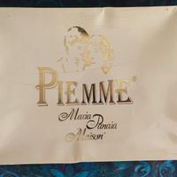 Tris centri tessuto puro lino Piemme