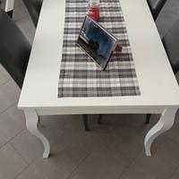 Tavolo bianco allungabile 160*90