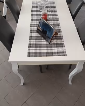 Tavolo bianco allungabile 160*90