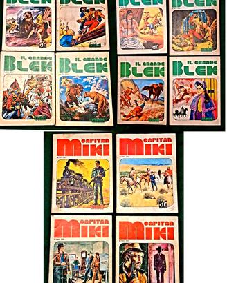 FUMETTI  COLLANA CAPITAN  MIKI E BLEK GIGANTE