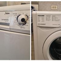 Lavatrice INDESIT 8 kg e asciugatrice ZOPPAS 7 kg