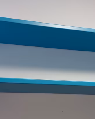 2 mensole color azzurro