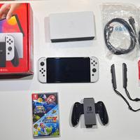 Nintendo Switch OLED +  Super Mario Galaxy 1/2