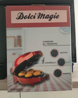 Piastra 3 in uno Kasanova Waffle Muffin Ciambelle