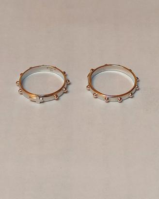 Anello rosario in argento 925%