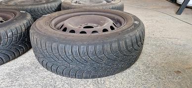 Gomme invernali + cerchi fiat Panda 175 65 R14