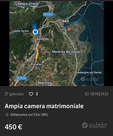 Ampia camera matrimoniale