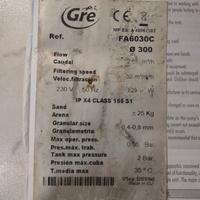 Pompa di filtrazione per piscina fuori terra