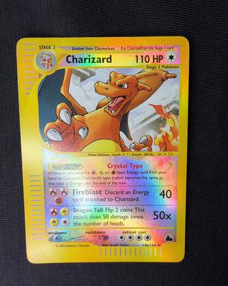 Charizard Crystal type Holo 146/144 EN 2003