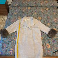 Cappotto in alpaca e marmotta