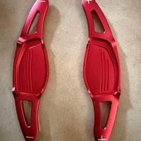 Palette cambio Audi R8 RS3 RS4 RS5 TTRS rosse