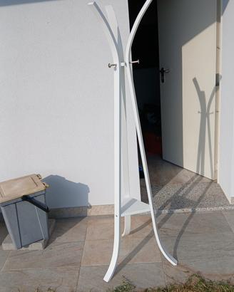 Appendiabiti da Terra Piantana Bianco Legno