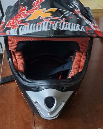 Casco moto bambino kxd fun xl misura 57/58 cm