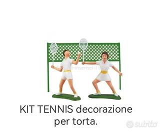 Kit tennis decorazioni per torta.