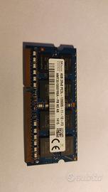 RAM Notebook Hynix 4GB - PC3L - 12800S