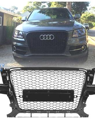 GRIGLIA PER AUDI Q5 8R 08-12 LOOK RS NERO