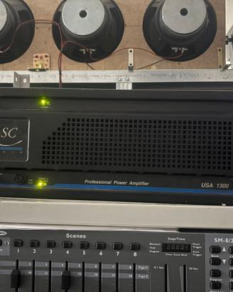 Amplificatore finale di potenza Qsc  usa 1300