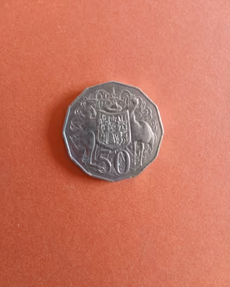 MonetaDodecagonale 50 cents Australia ELIZABETH II