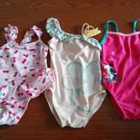 set 3 costumini interi bambina/ neonata 