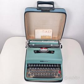 Olivetti Lettera 32 con fattura del 31/5/1972
