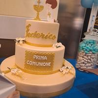 Torta scenografica comunione